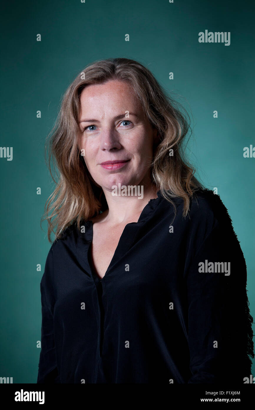 Esther Gerritsen, der niederländische Schriftsteller des Edinburgh International Book Festival 2015. Edinburgh, Schottland. 20. August 2015 Stockfoto