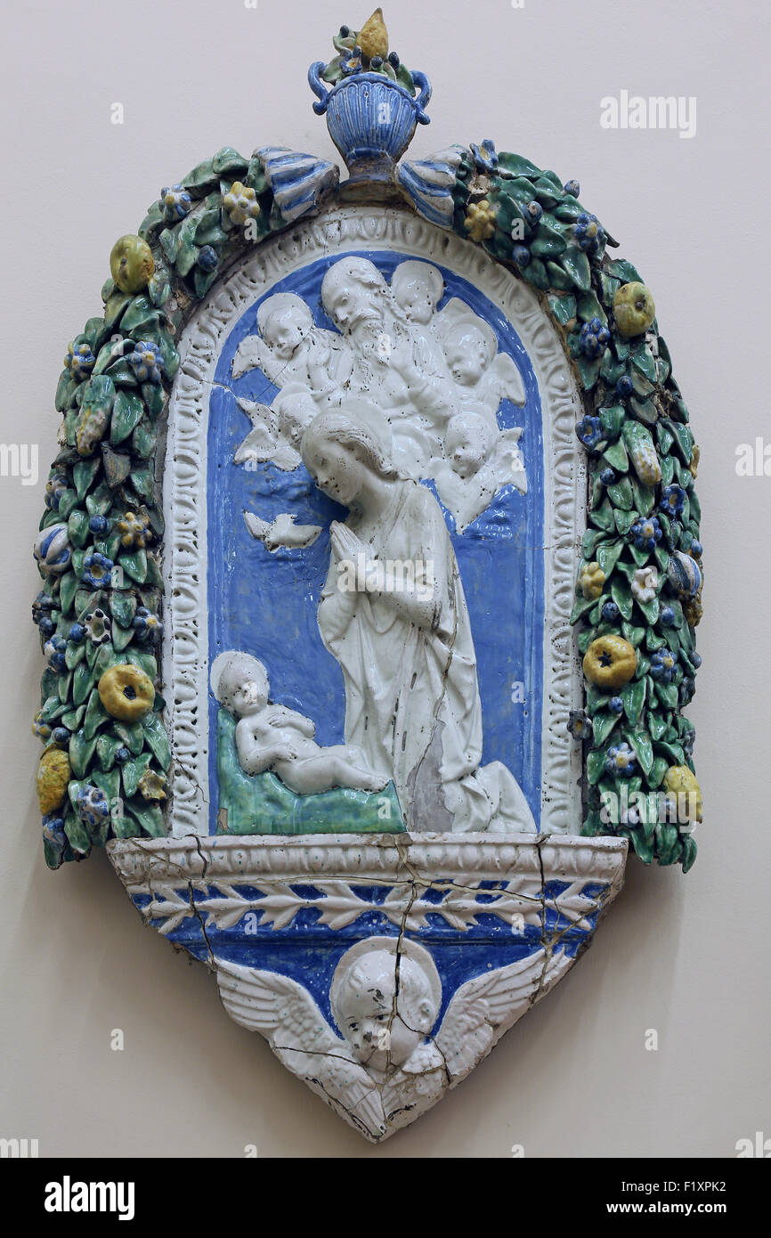 Der Werkstatt des Andrea della Robbia die Geburt von Jesus, Sammlung