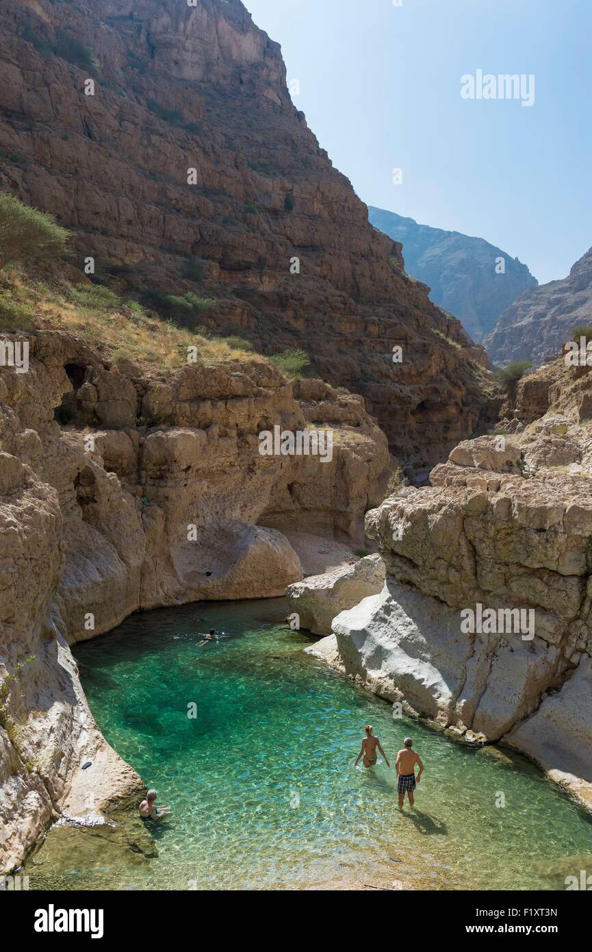 Sultanat von Oman, Gouvernorate Ash Sharqiyah, Asche Wadi Shab