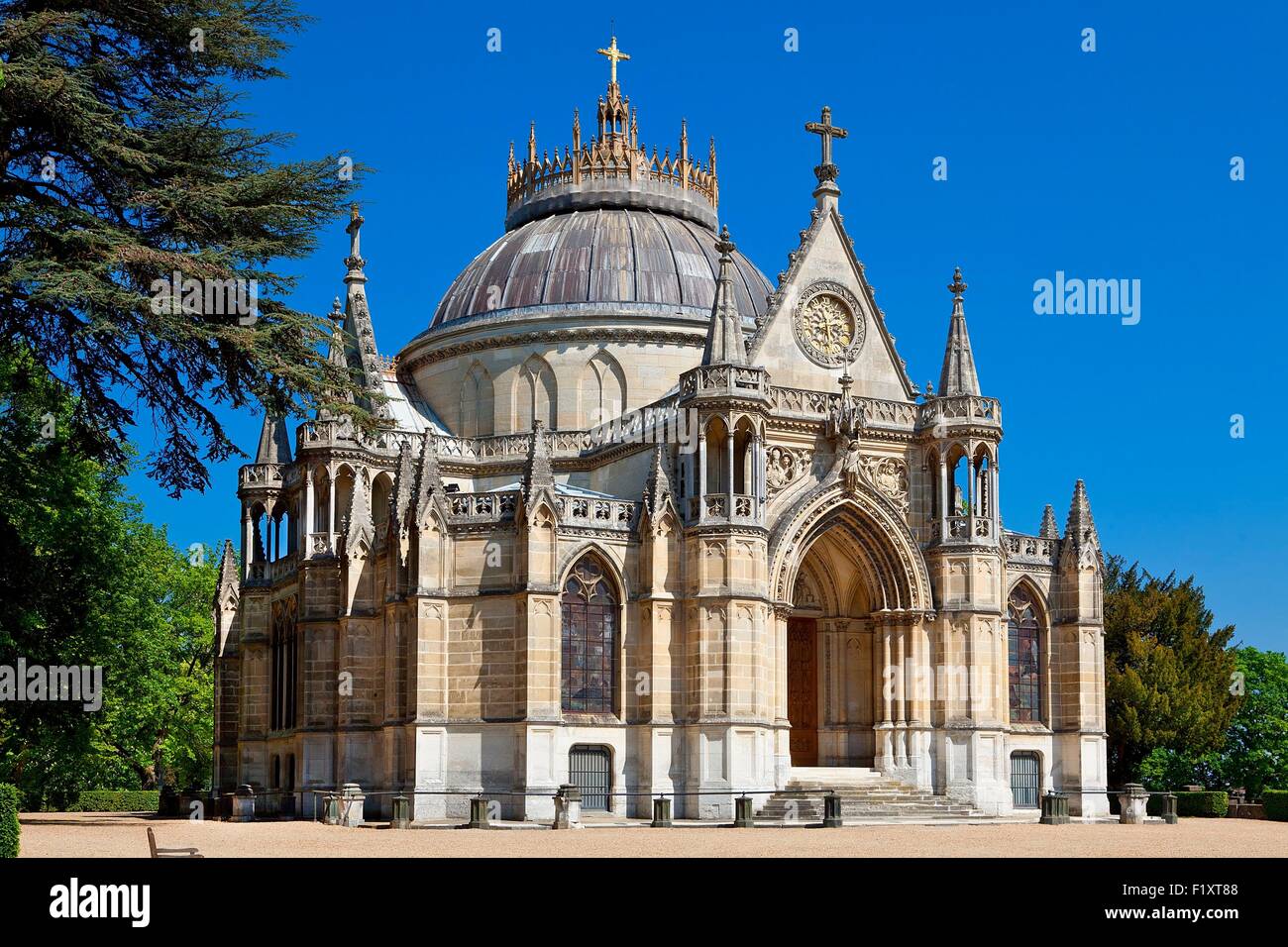 Frankreich, Eure et Loir, Dreux, königliche Kapelle von Saint Louis Stockfoto