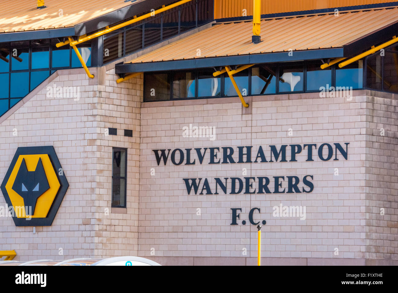 Wolverhampton Wanderers Football ground in Wolverhampton West Midlands, UK Stockfoto