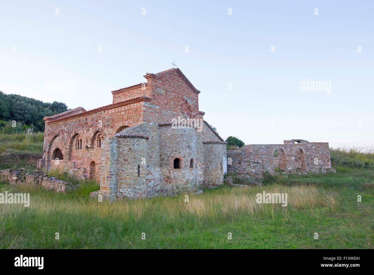 Albanien, Pointe Rodonit, Shen Antoni, die Kirche des Heiligen Antonius Stockfoto