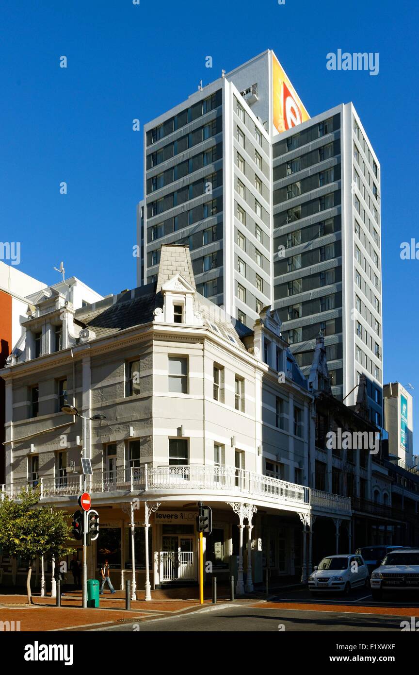 Südafrika, Western Cape, Cape Town, City Bowl, Waterkant Straße Stockfoto