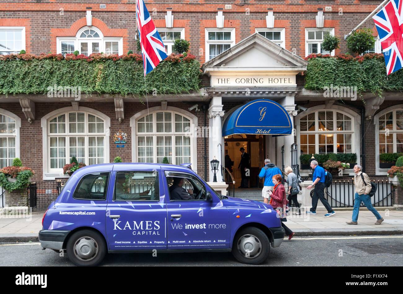 Vereinigtes Königreich, London, The Goring Hotel, eines der beiden Adressen in der Stadt akkreditieren für die königliche Familie Stockfoto