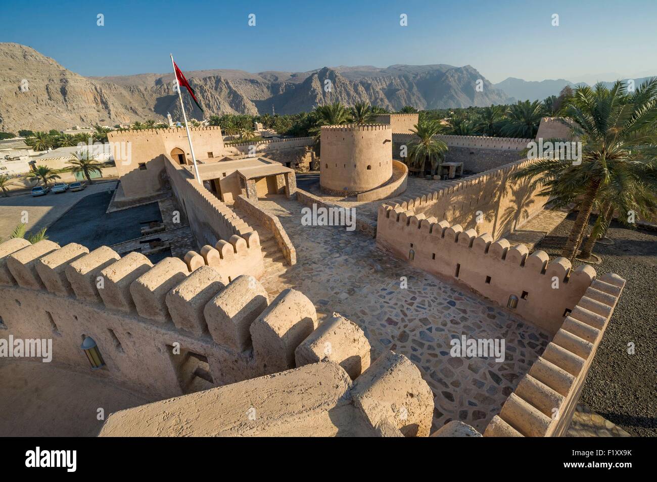 Oman, Khasab Musandam, Fort aus dem 17. Jahrhundert und museum Stockfoto