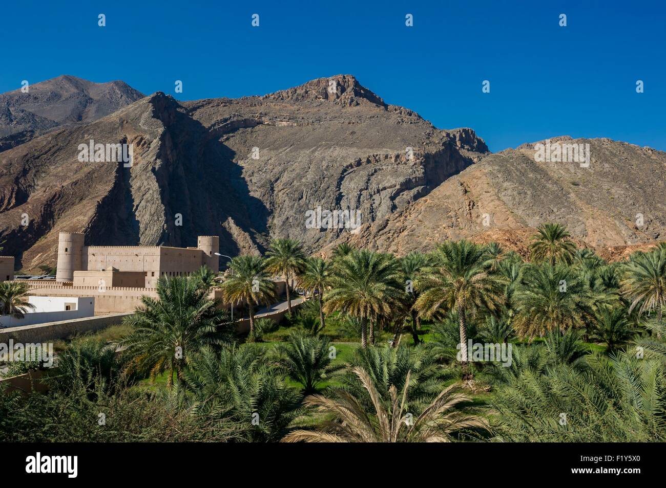 Oman, Ad-Dakhiliyah, Birkat al Mawz, Bait al Redidah Fort Stockfoto
