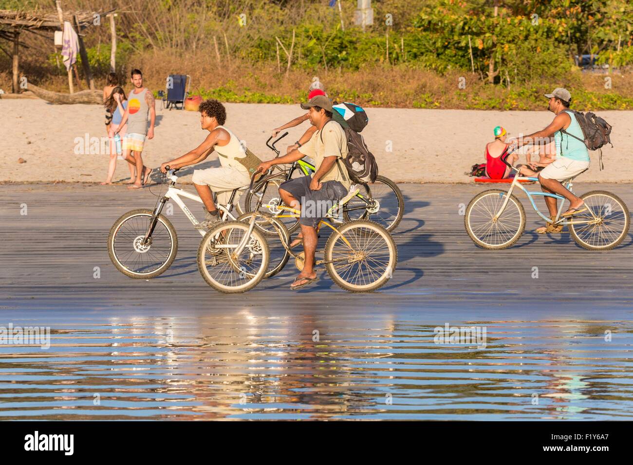 Costa Rica, Guanacaste Provinz, Nicoya Halbinsel, Nosara, Playa Guiones Stockfoto