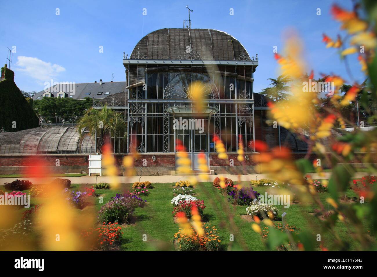 Frankreich, Loire-Atlantique, Nantes, das Gewächshaus im Jardin des Plantes in Nantes Stockfoto