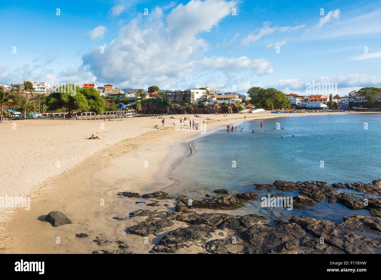 Tarrafal Strand auf der Insel Santiago in Kap Verde - Cabo Verde Stockfoto