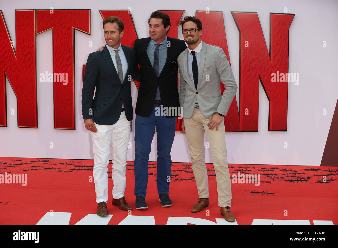 Gäste besuchen Premiere für big-Verfilmung des Comic-Helden, die mit kommunizieren und schrumpft auf die Größe von Ameisen und anderen Insekten.  Mitwirkende: Gäste wo: London, Vereinigtes Königreich bei: 8. Juli 2015 Stockfoto