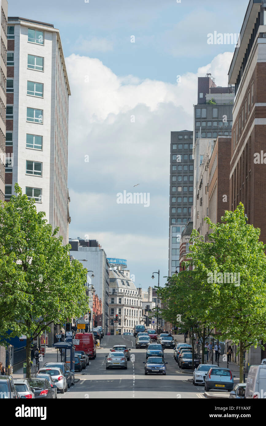 Newhall Street, Birmingham Stockfoto