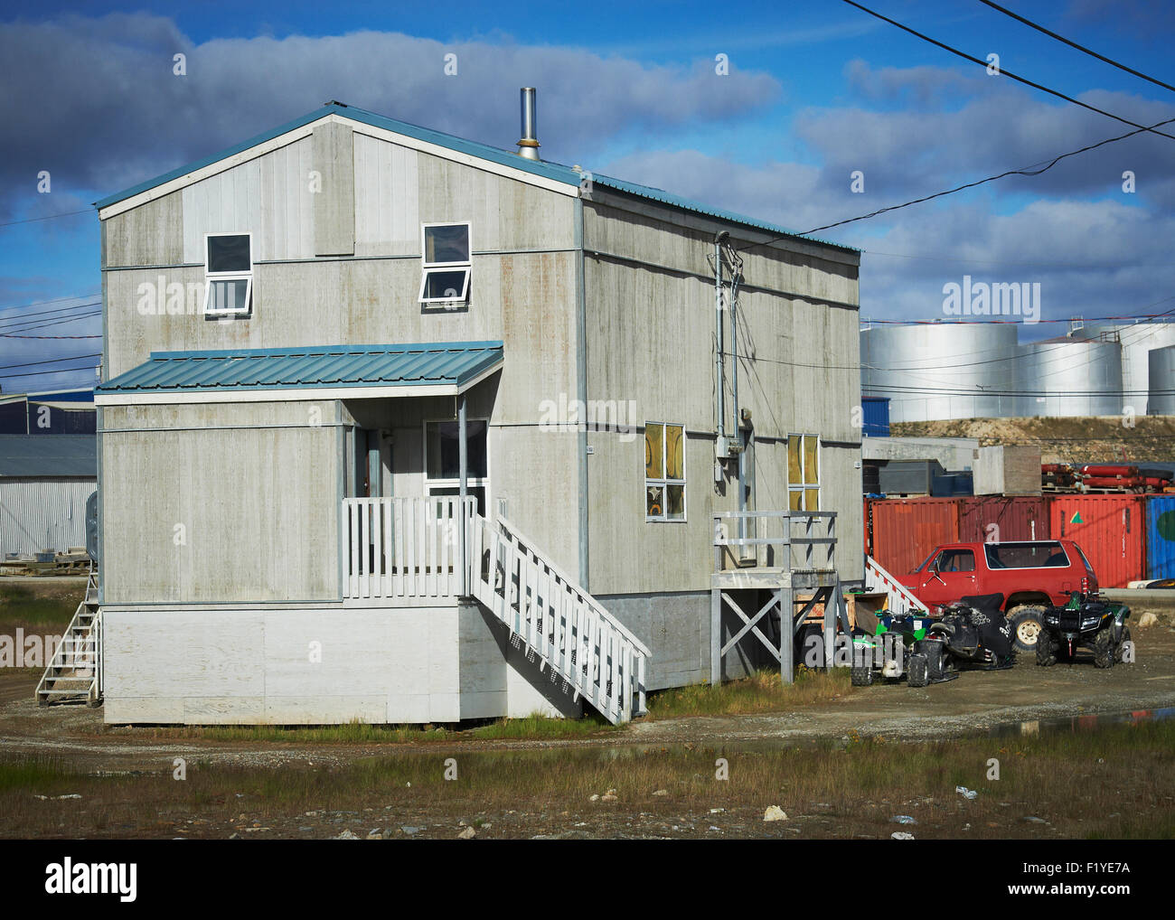 Kanada, Haus, Architektur, Nunavut Stockfoto