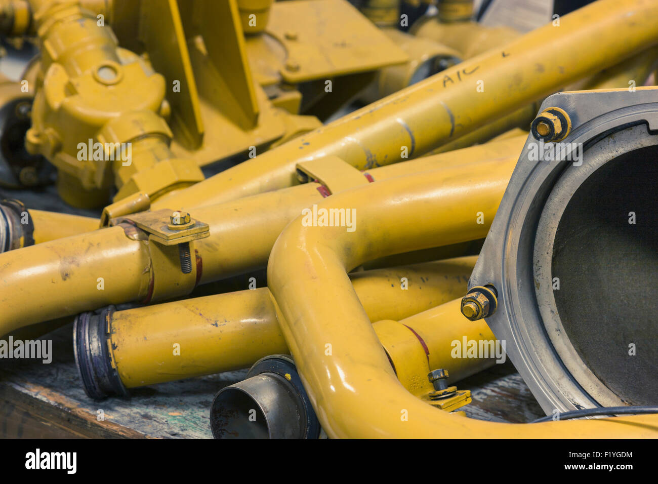 Industrie, Alaska, Prudhoe, Elektrizitätswerk Stockfoto