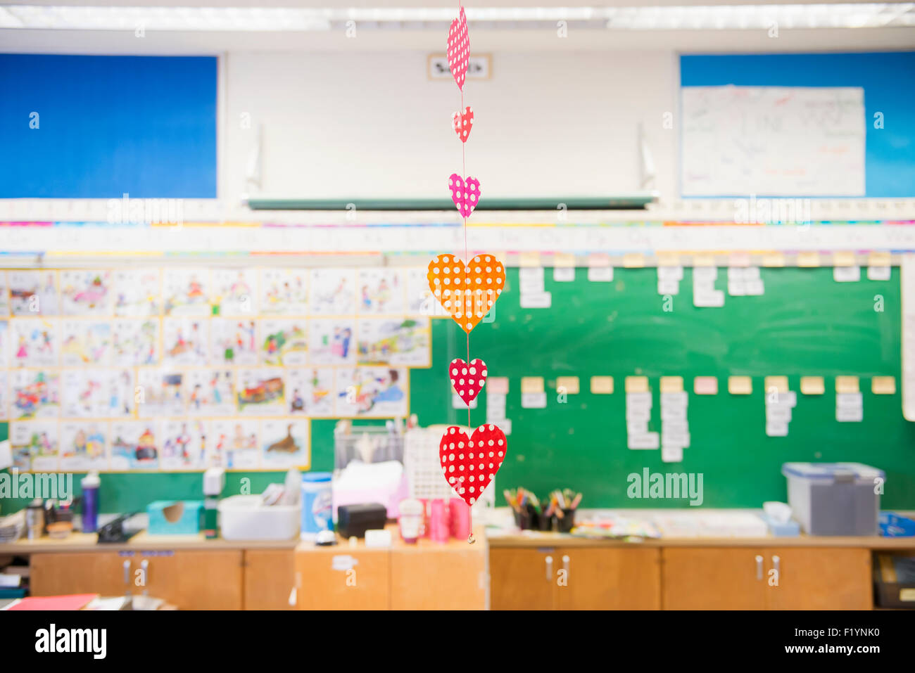 Kanada, Klassenzimmer, Toronto, Herzformen Stockfoto