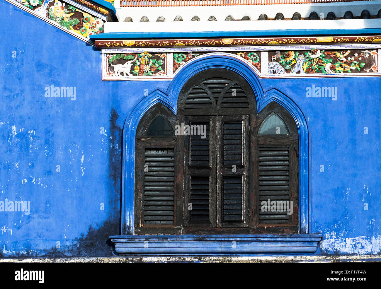 Cheong Fatt Tze Mansion, Georgetown, Penang, Malaysia. Stockfoto