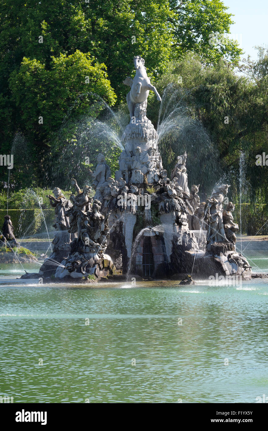Brunnen In Der Rokoko Garten Veitshochheim Palace Unterfranken