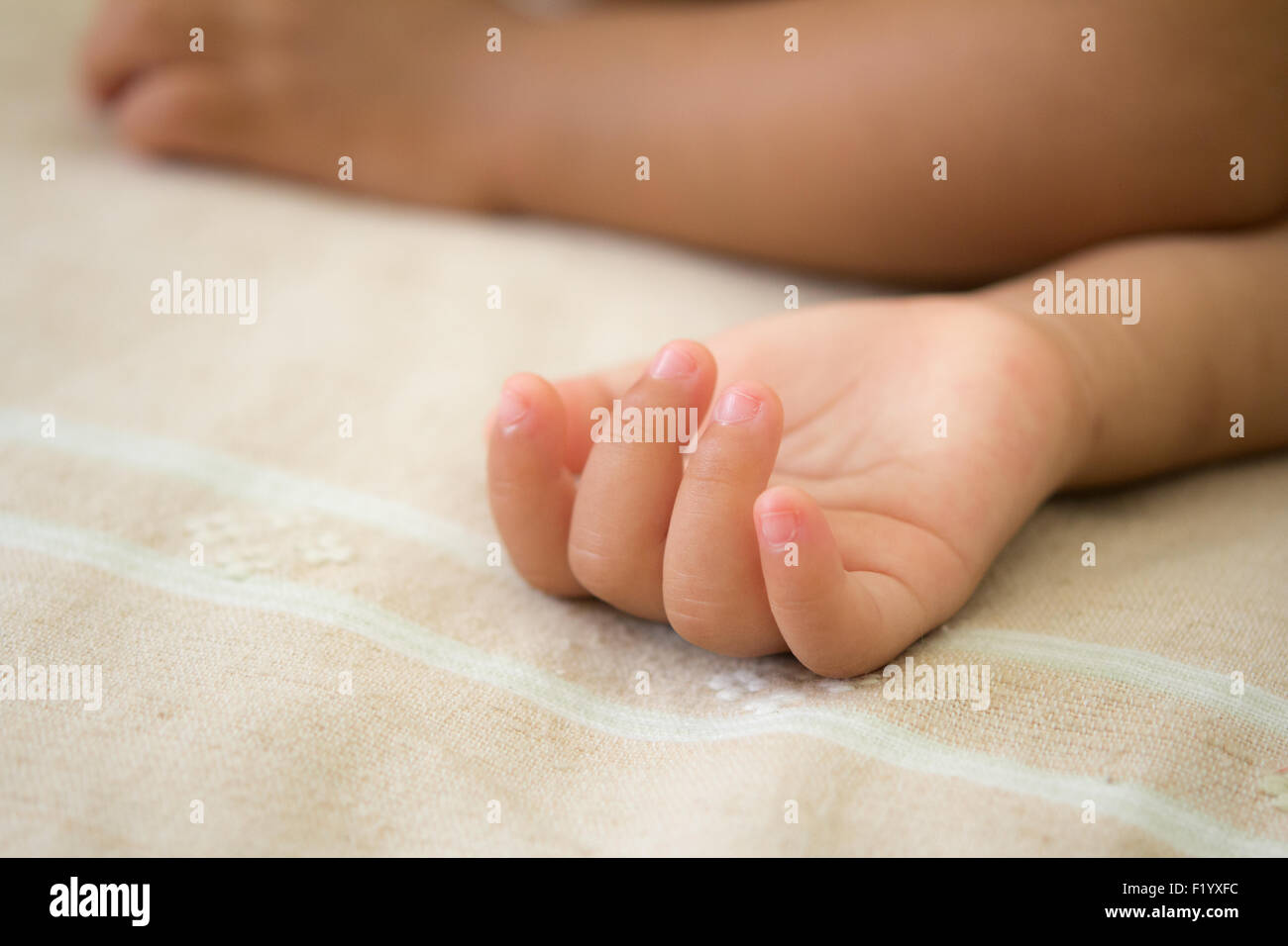 Baby Hände Stockfoto