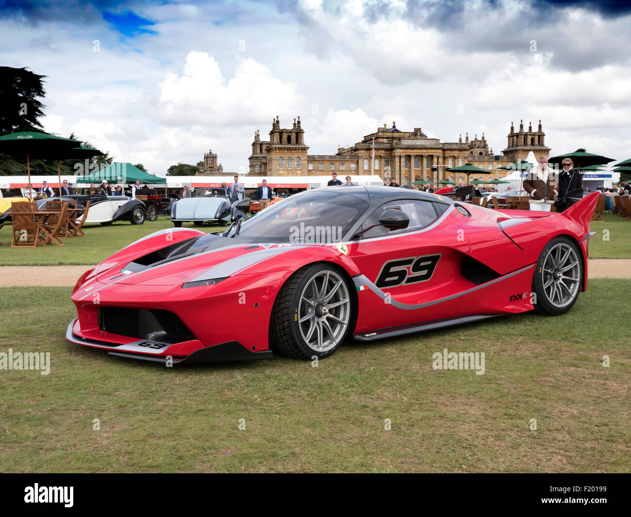 LaFerrari Supersportwagen auf der Salon Prive Auto zeigen Blenheim Ort Oxfordshire UK Stockfoto