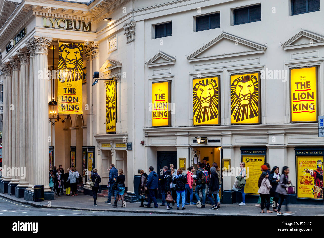 Das Lyceum Theatre, Covent Garden, London, England Stockfoto