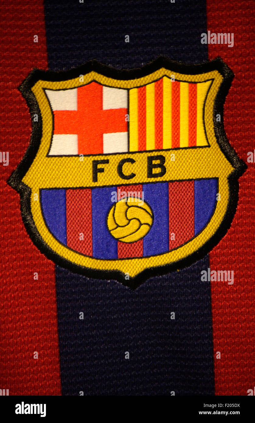 Markenname: "FC Barcelona", Berlin. Stockfoto