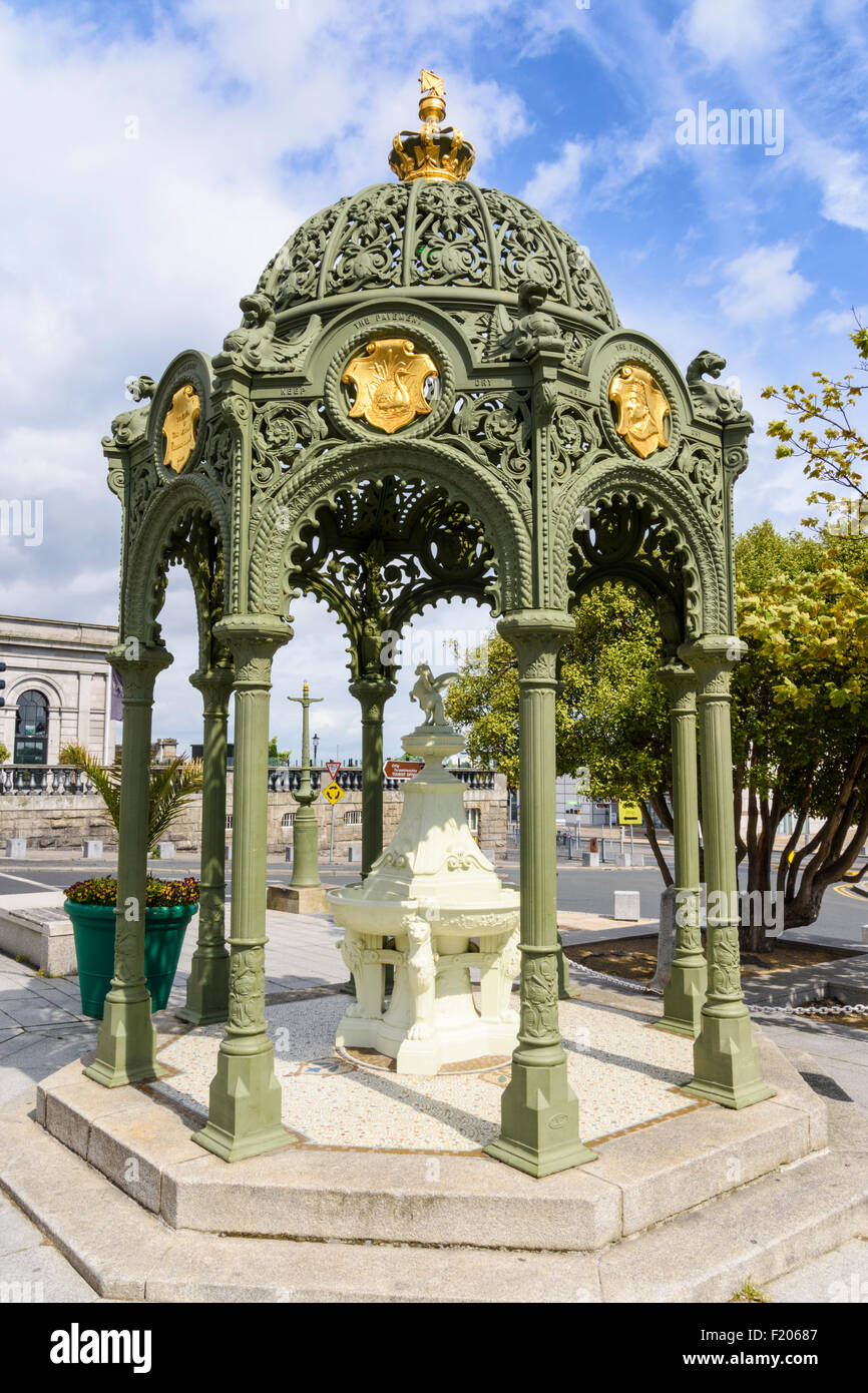 Victoria-Trinkbrunnen, Dun Laoghaire, Dun Laoghaire-Rathdown, Irland Stockfoto