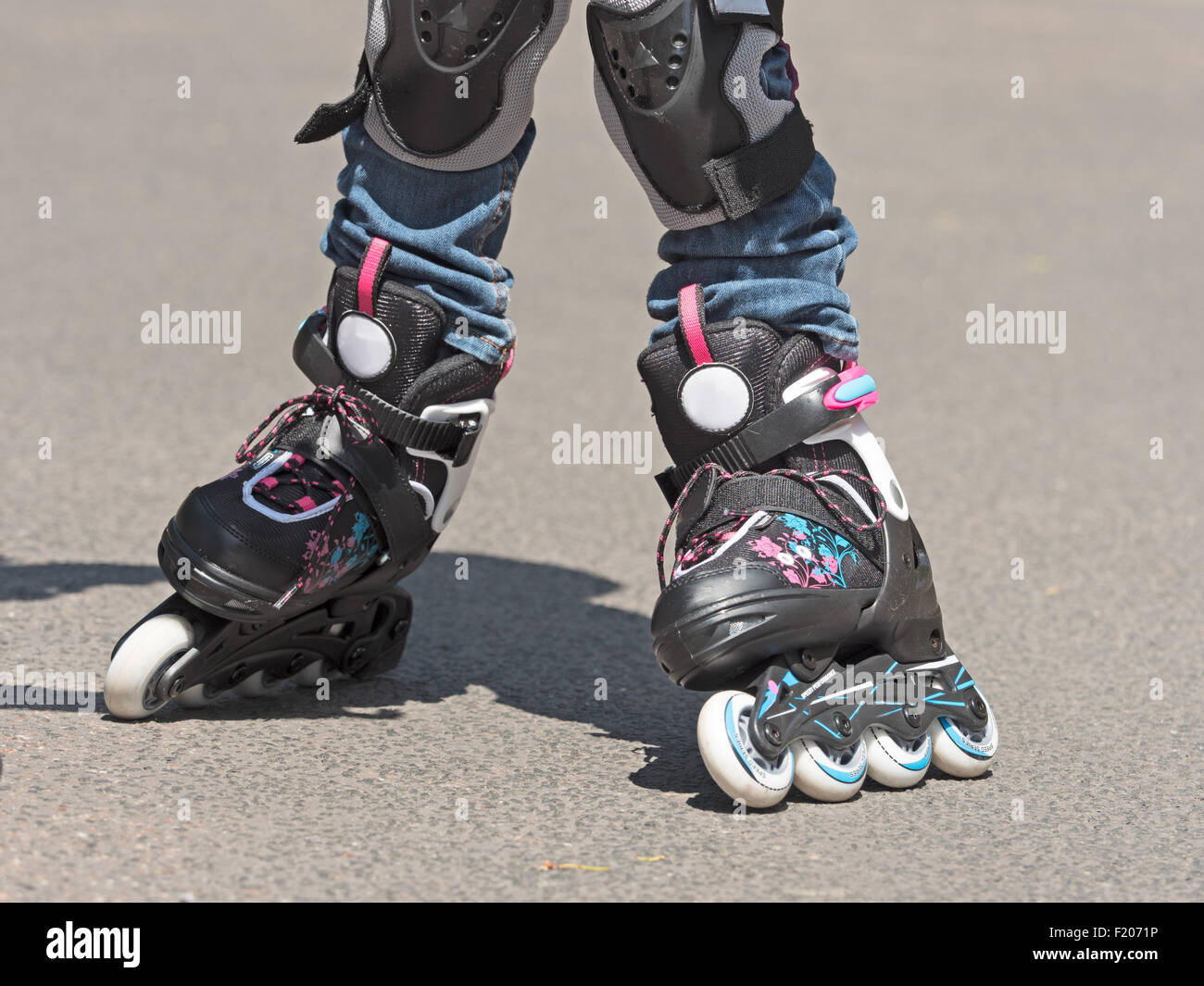 Regierungssitzes Eines Überraschungsgast Mit Rollschuhen Stockfoto