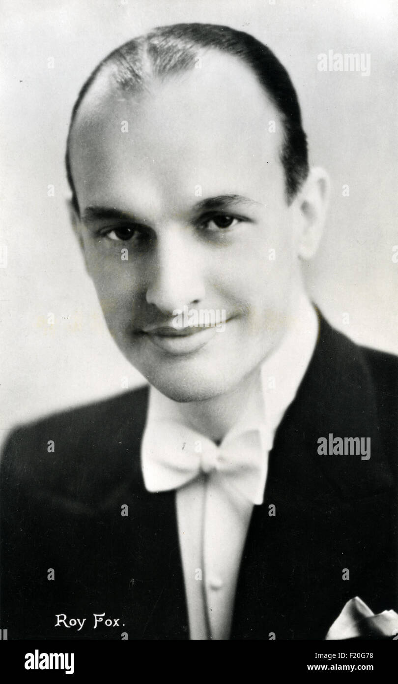 ROY FOX (1901-1982) US-amerikanischer britischer tanzen bandleader Stockfoto