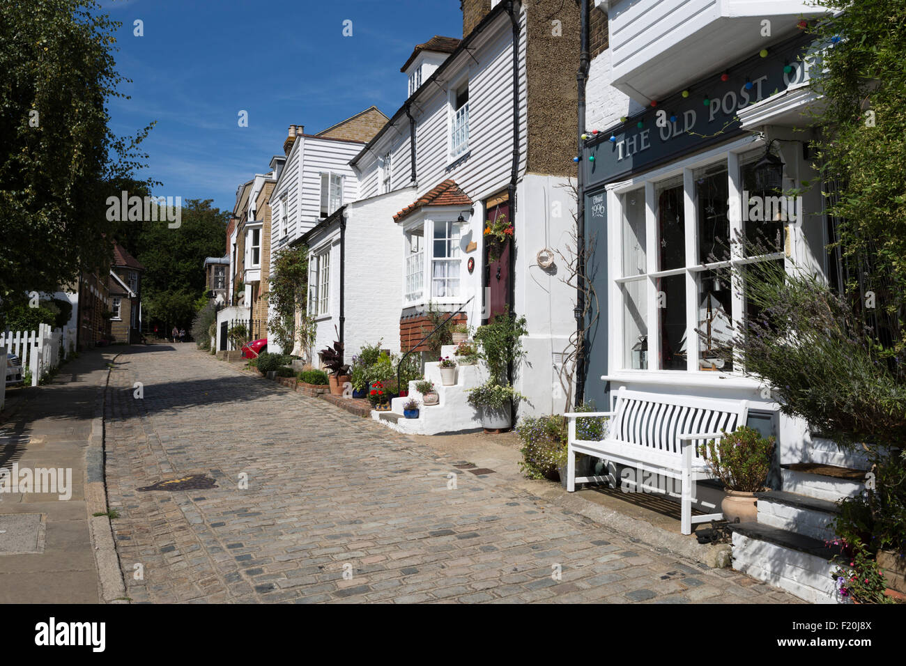 High Street, Upnor, Medway, Kent, England, Vereinigtes Königreich, Europa Stockfoto