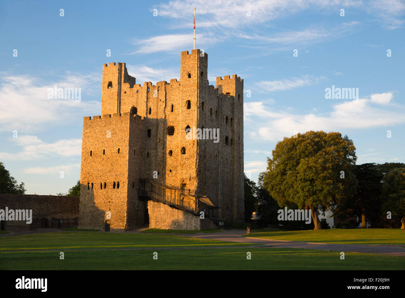 Rochester Castle, Rochester, Kent, England, Vereinigtes Königreich, Europa Stockfoto