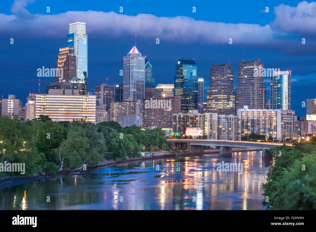 USA, Pennsylvania, Philadelphia, cityskape Stockfoto