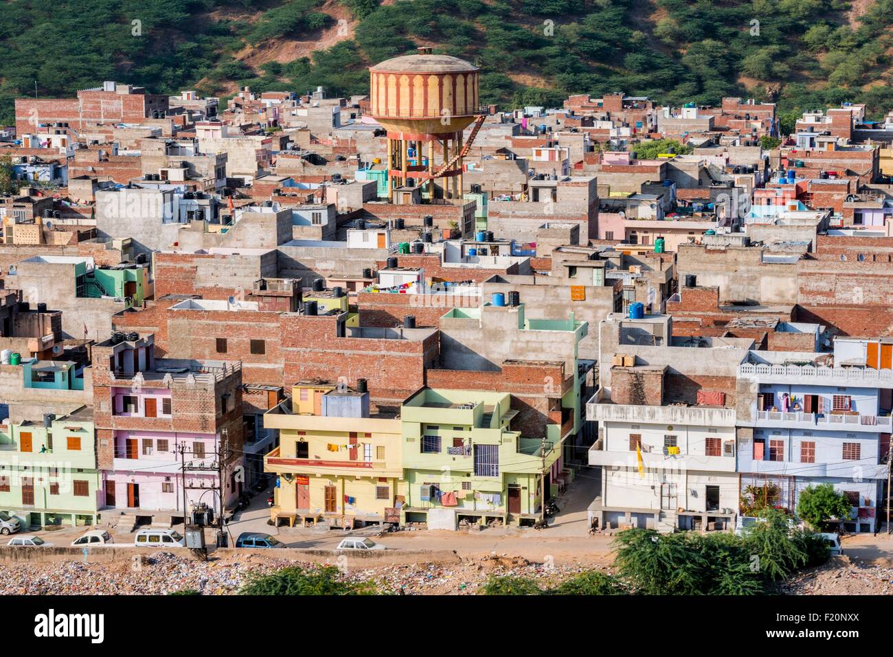 Indien, Rajasthan State, Jaipur, Galta-Bereich Stockfoto