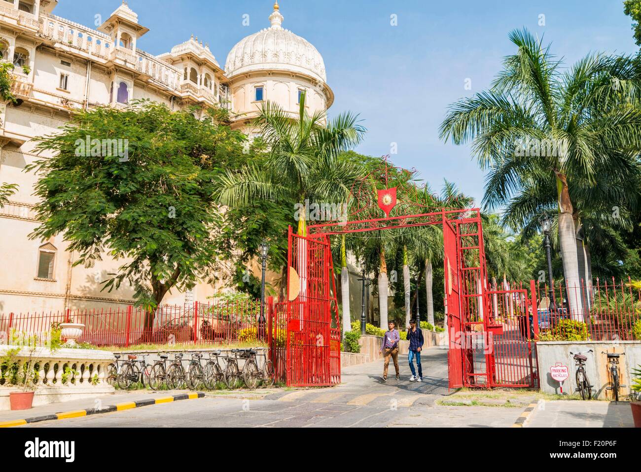 Indien, Rajasthan Staat, Udaipur, Stadtschloss, Hotel und Residenz des Maharadschas Stockfoto