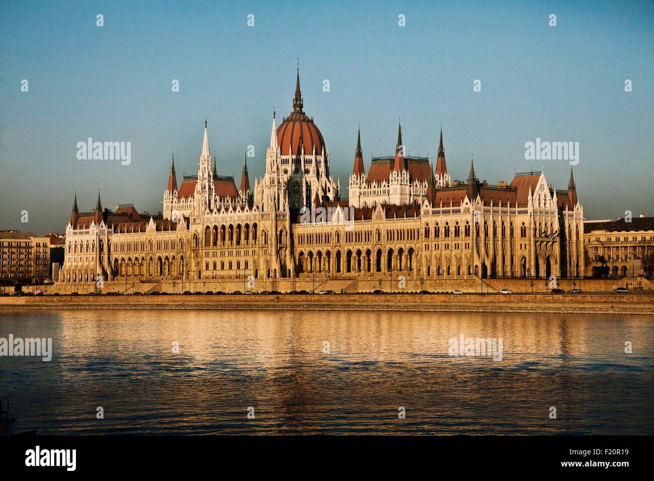 Ungarn, Budapest, Weltkulturerbe der UNESCO, das Parlament Stockfoto