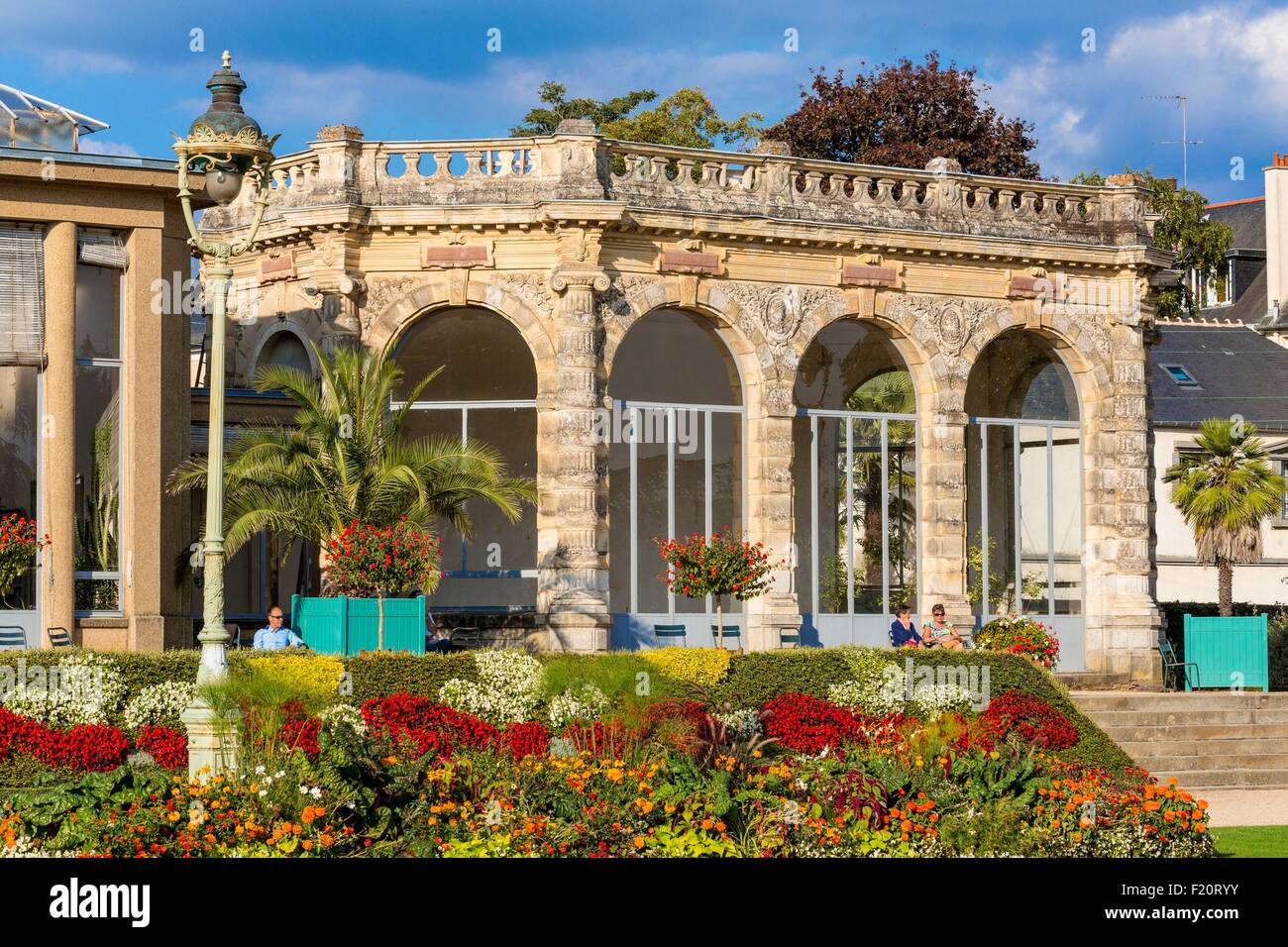 Frankreich, Ille et Vilaine, Rennes, Thabor parken, öffentliche Garten aus dem 18. Jahrhundert, der Orangerie Stockfoto