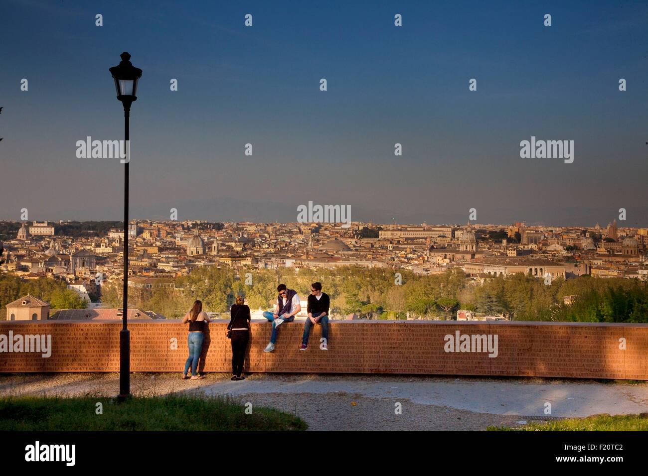 Italien, Latium, Rom, Hügel Gianicolo Stockfoto