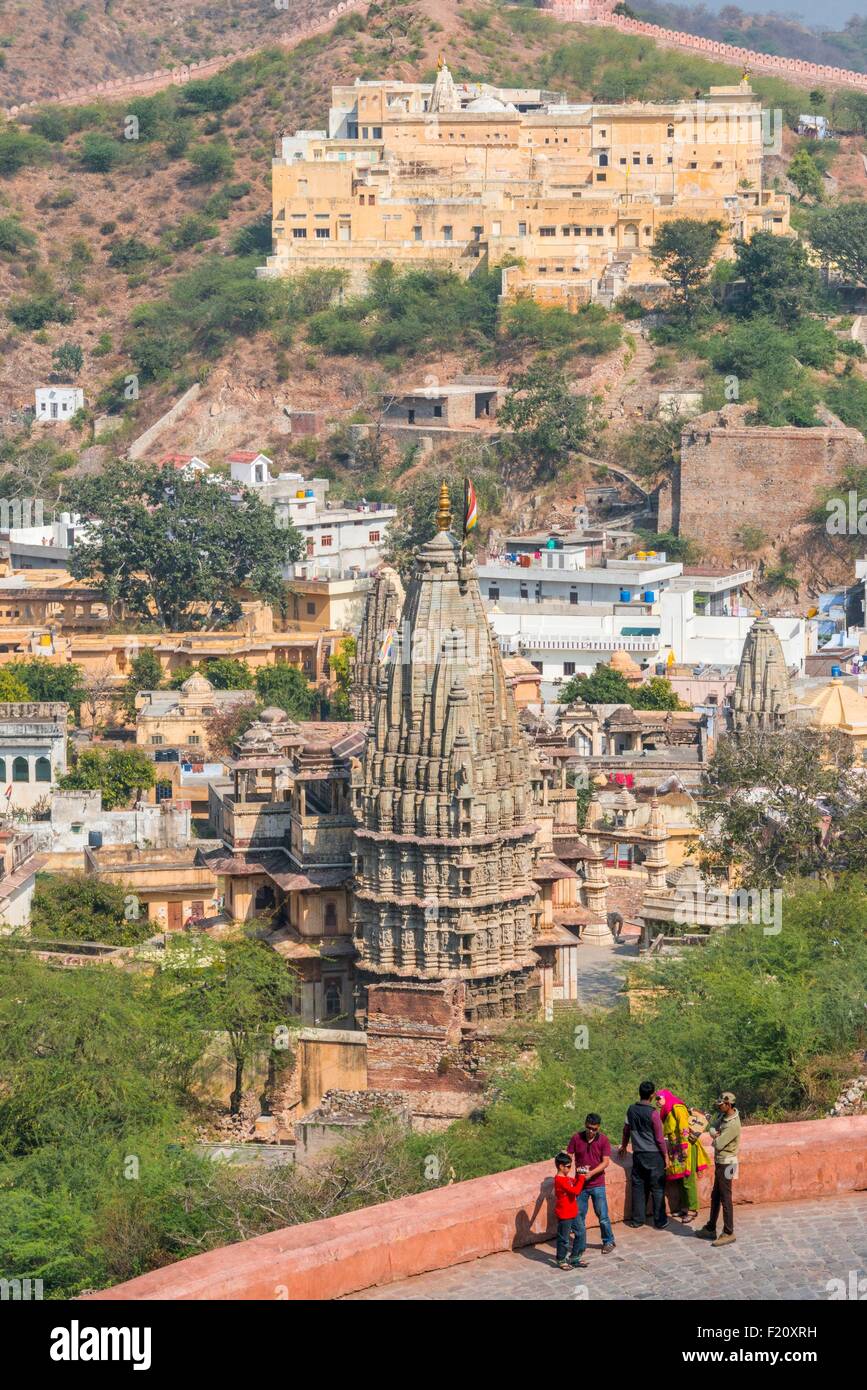 Indien, Rajasthan Zustand, Jaipur, Gesamtansicht Stockfoto