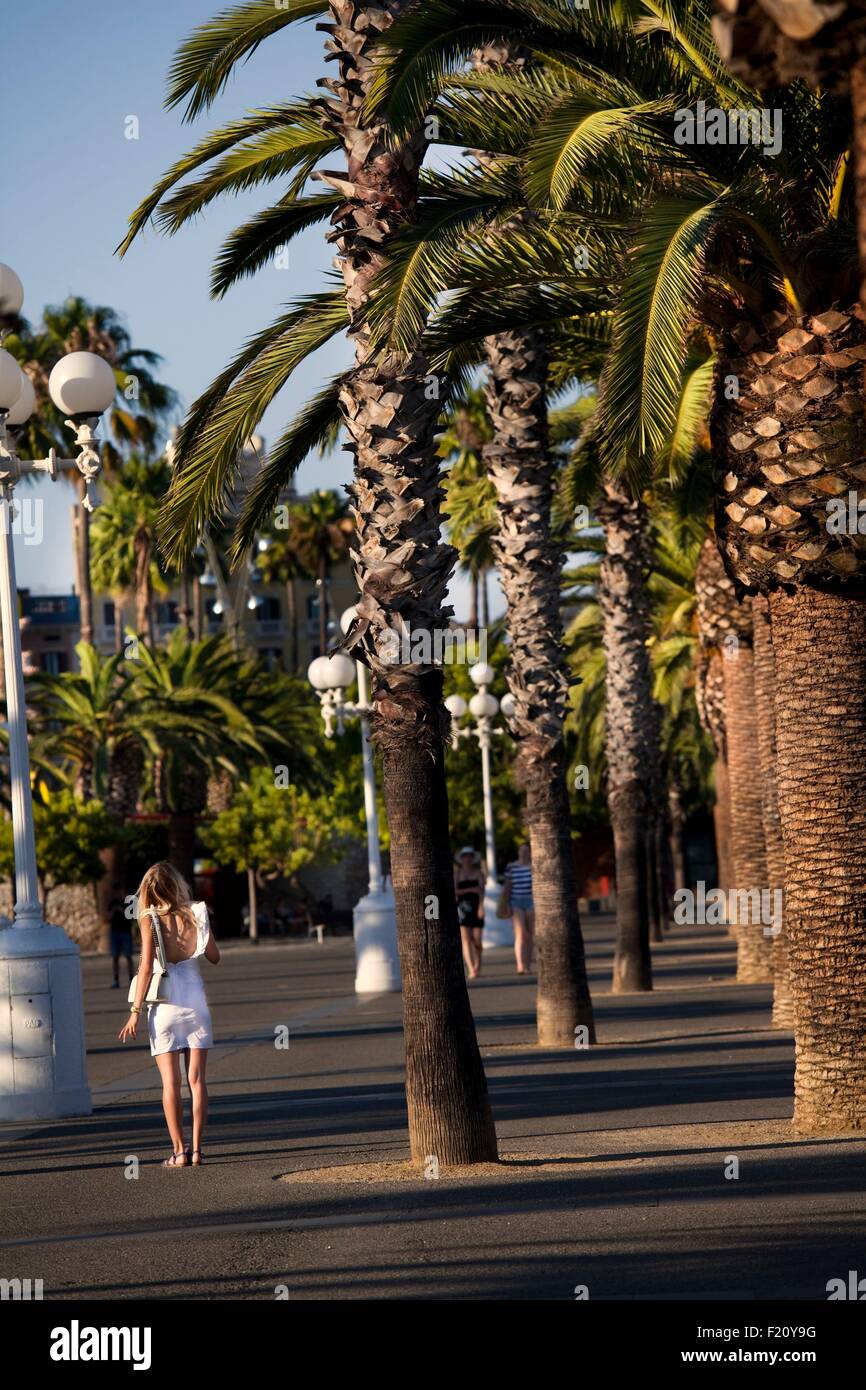 Spanien, Katalonien, Barcelona, alten Hafen, alten Hafen, Port Vell, Moll De La Fusta Stockfoto