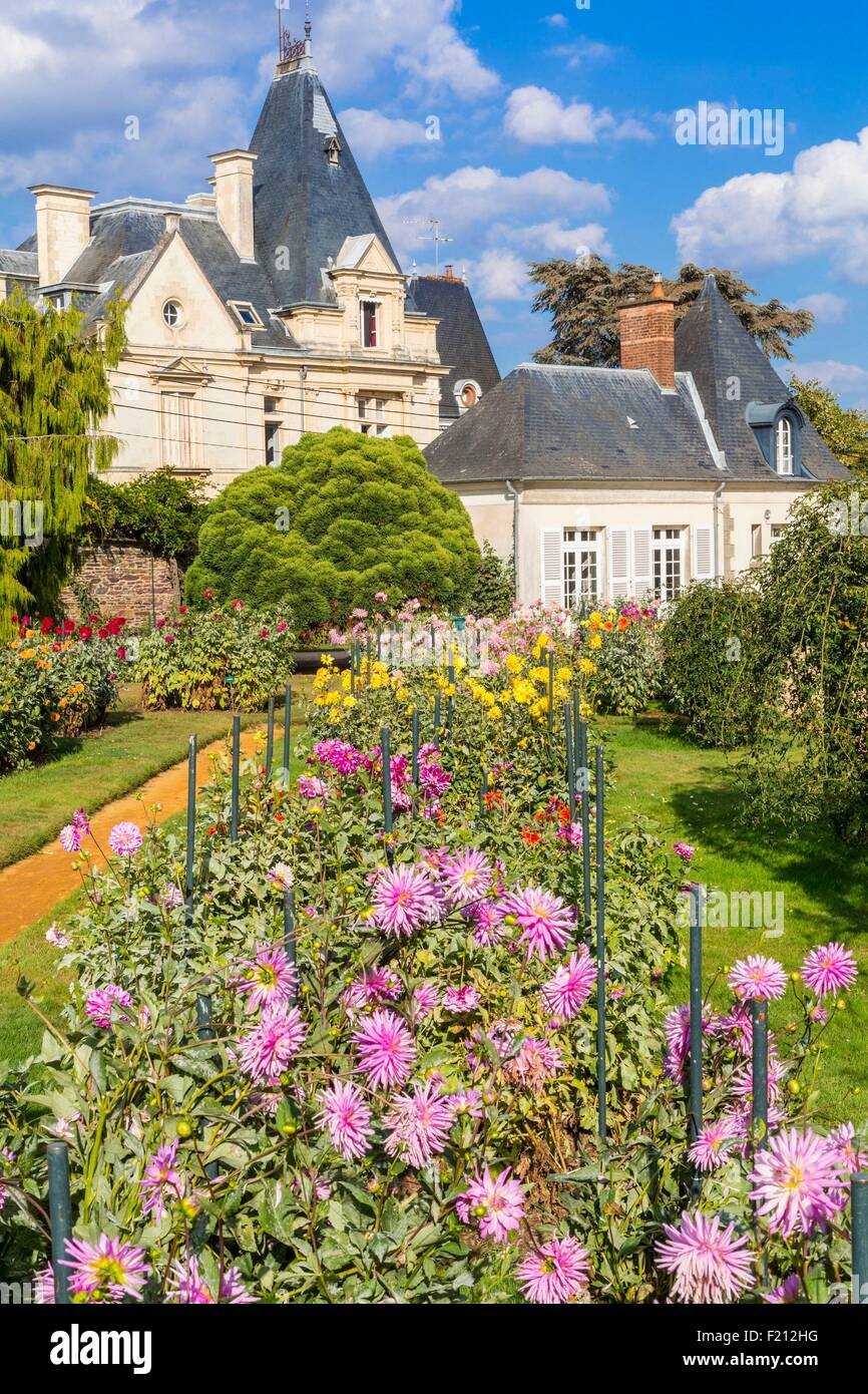 Frankreich, Ille et Vilaine, Rennes, Thabor parken, öffentliche Garten aus dem 18. Jahrhundert Stockfoto