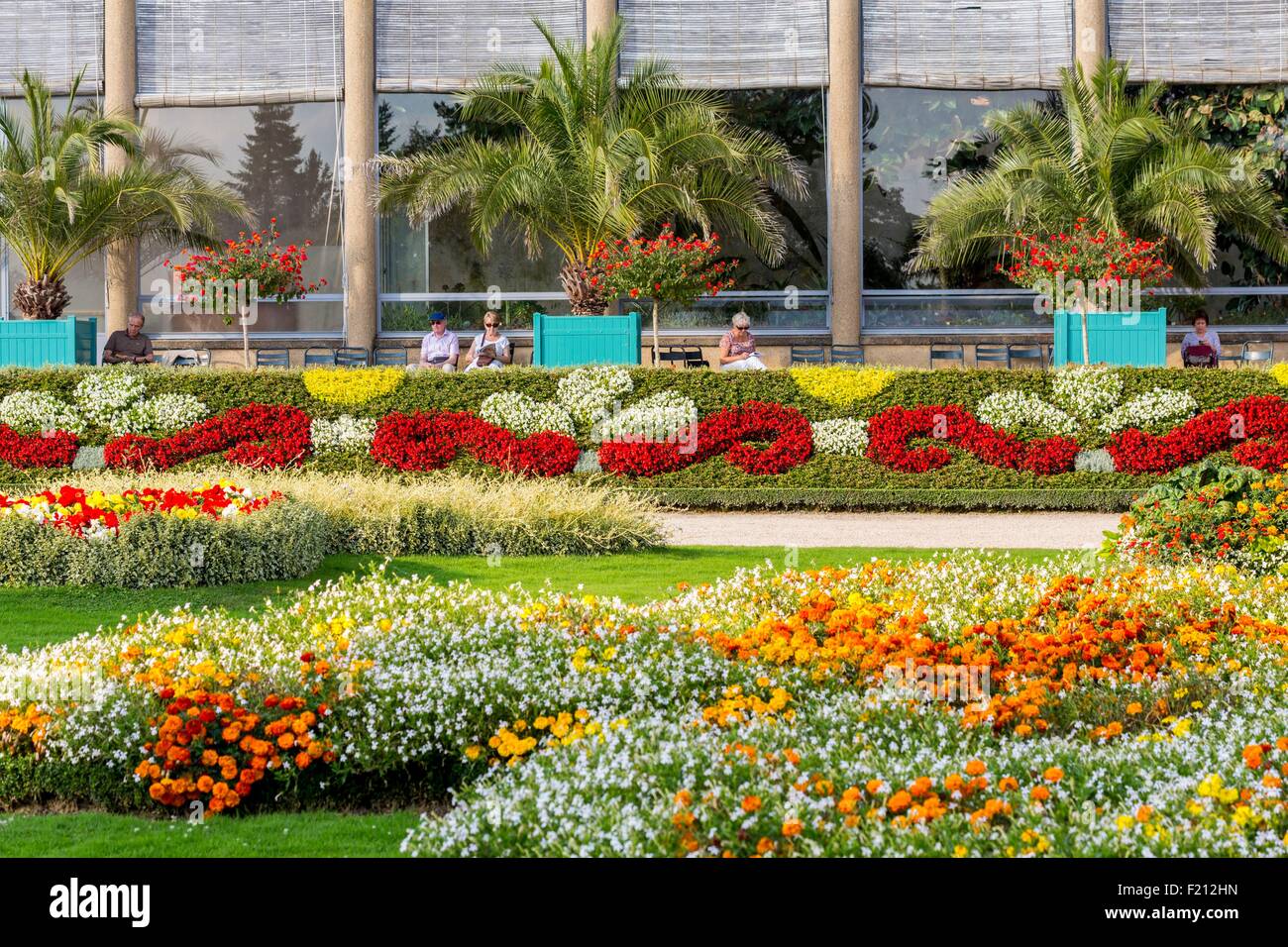 Frankreich, Ille et Vilaine, Rennes, Thabor parken, öffentliche Garten aus dem 18. Jahrhundert, der Orangerie Stockfoto