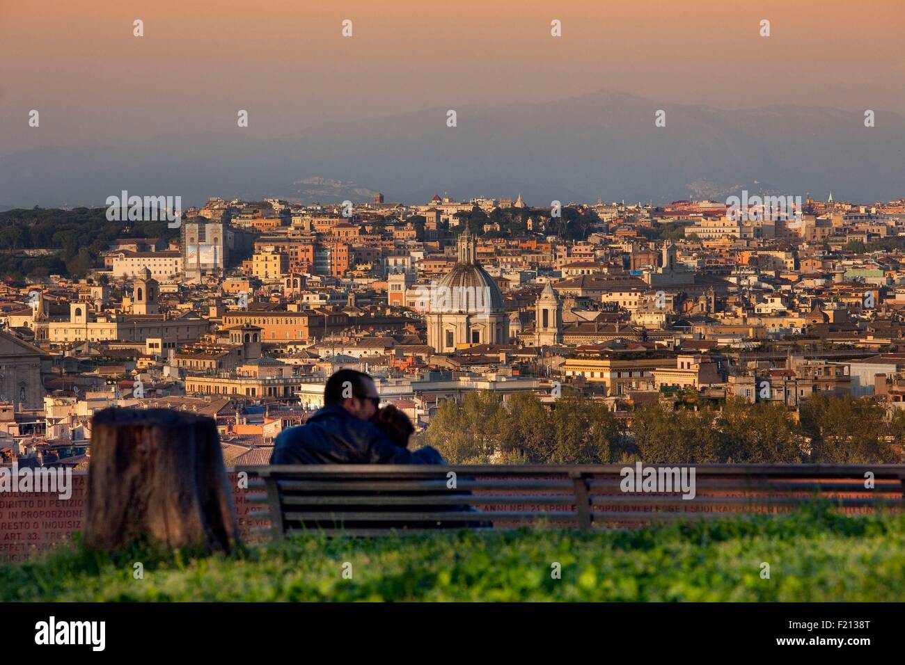 Italien, Latium, Rom, Hügel Gianicolo Stockfoto
