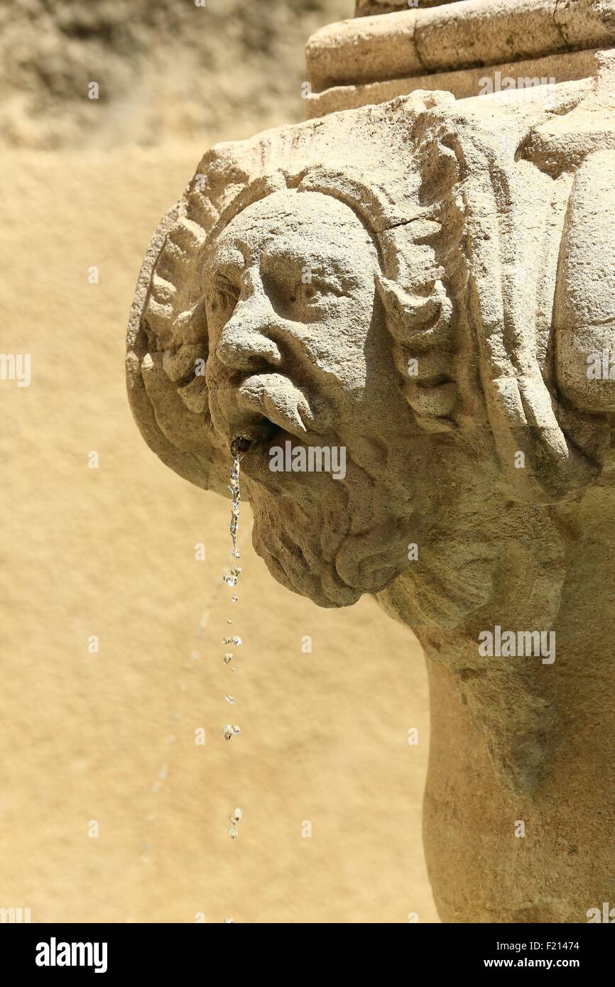 Frankreich, Vaucluse, Pernes Les Fontaines, legen Ruy Dant, Krankenhaus-Brunnen Stockfoto