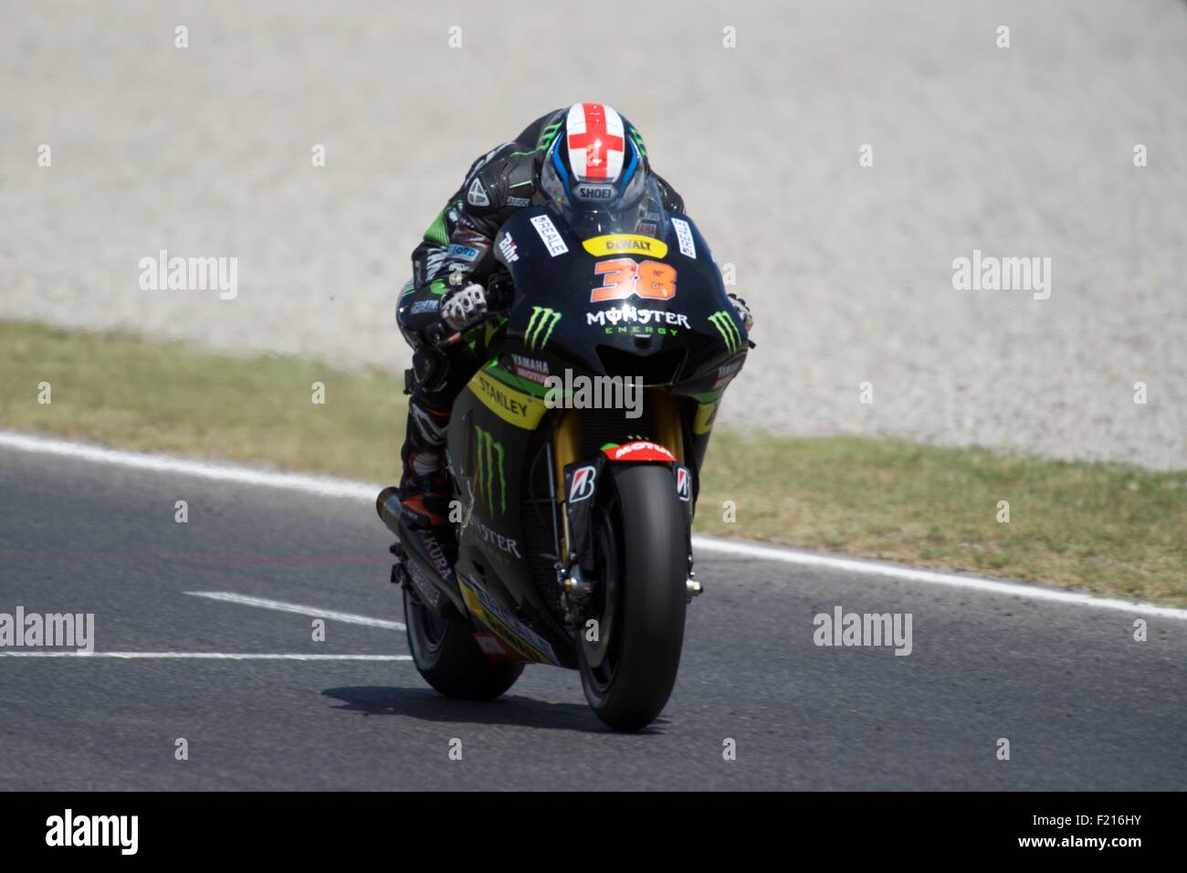 Circuit De Catalunya, Spanien 14. Juni 2015. Der Brite Bradley Smith, war Reiten das Tech 3 Yamaha auf dem 5. Platz in der Gr Stockfoto