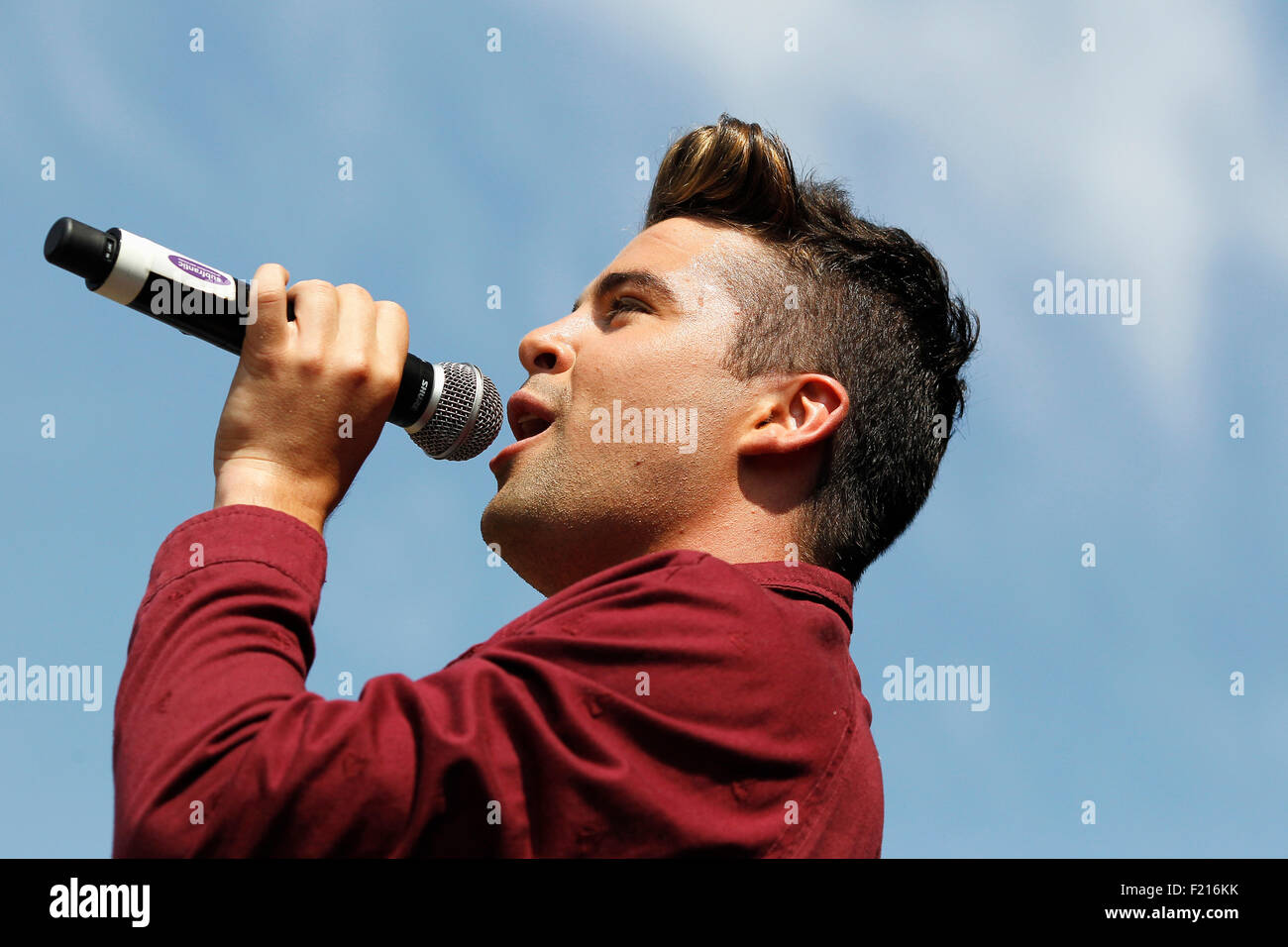 Unterhaltung, Musik, Sänger, ehemaliger X-Factor-Gewinner Joe McElderry. Stockfoto