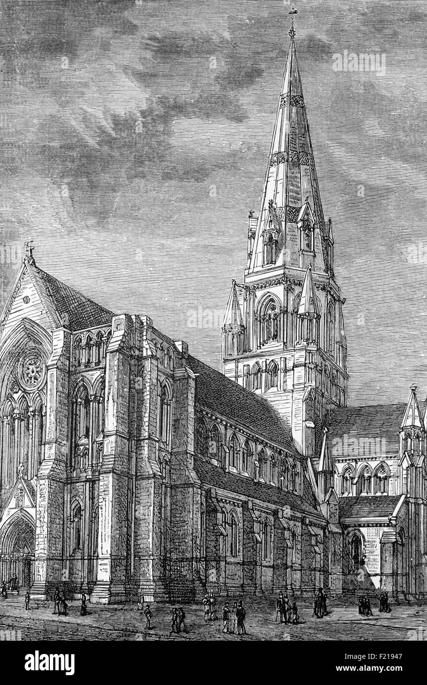 St Mary's Cathedral wurde Ende des 19th. Jahrhunderts im gotischen Stil von Sir George Gilbert Scott im West End von Edinburghs New Town, Schottland, erbaut. Die Kathedrale gehört zur Scottish Episcopal Church in Edinburgh, Schottland. Stockfoto St Mary's Cathedral wurde Ende des 19th. Jahrhunderts im gotischen Stil von Sir George Gilbert Scott im West End von Edinburghs New Town, Schottland, erbaut. Die Kathedrale gehört zur Scottish Episcopal Church in Edinburgh, Schottland. Stockfoto