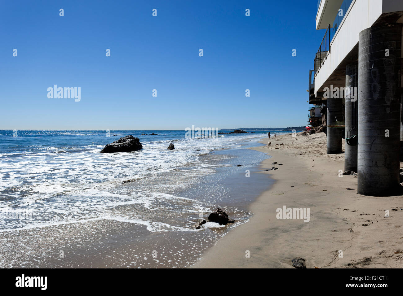 Strand, Meer, Urbanisierung, Küsten, wohnen, Pazifik, Stockfoto
