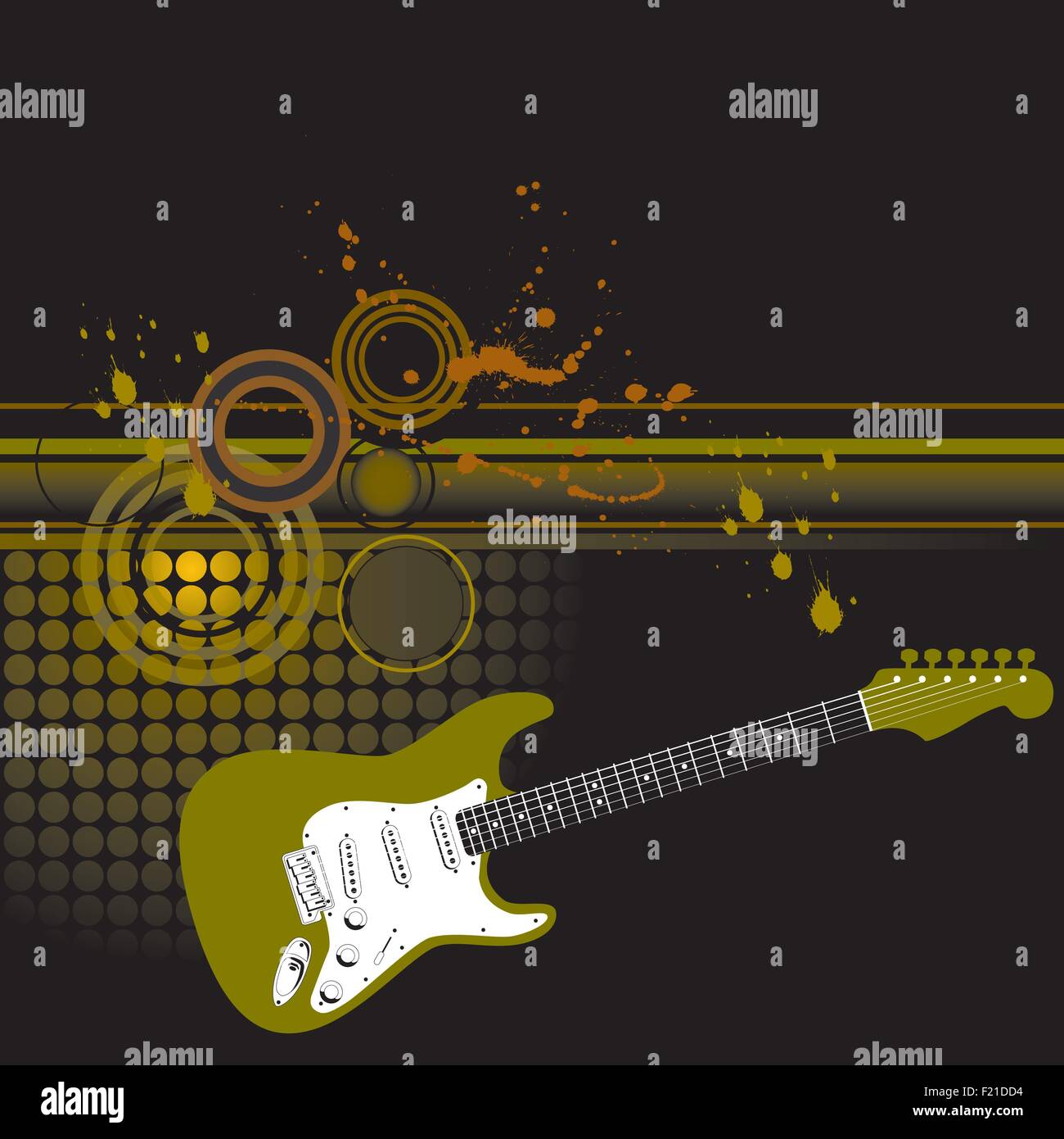 Rock-Musik-Hintergrund Stock Vektor