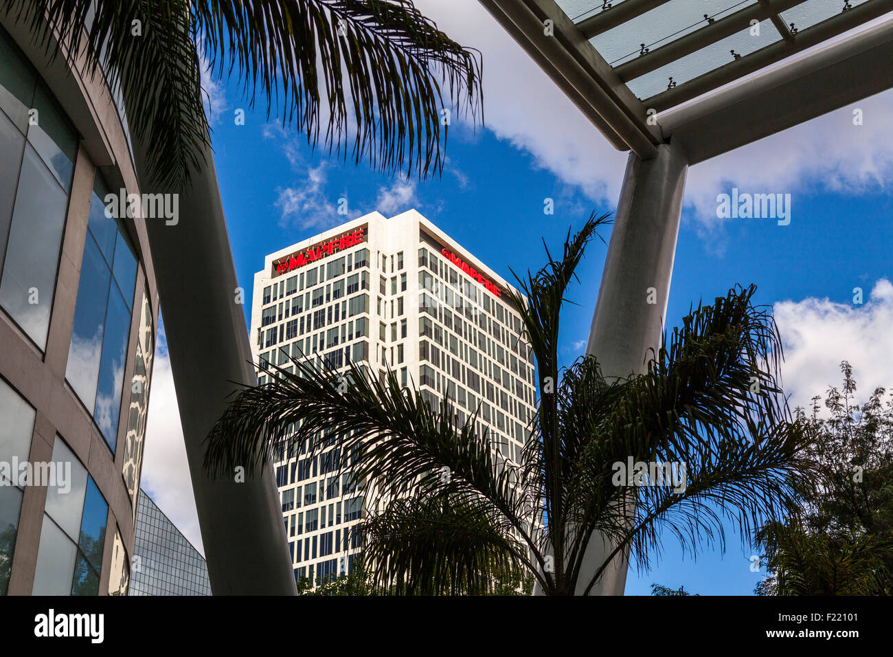 Mapfre Head Office Paseo De La Reforma Mexiko-Stadt Bundesdistrikt DF-Nordamerika Stockfoto