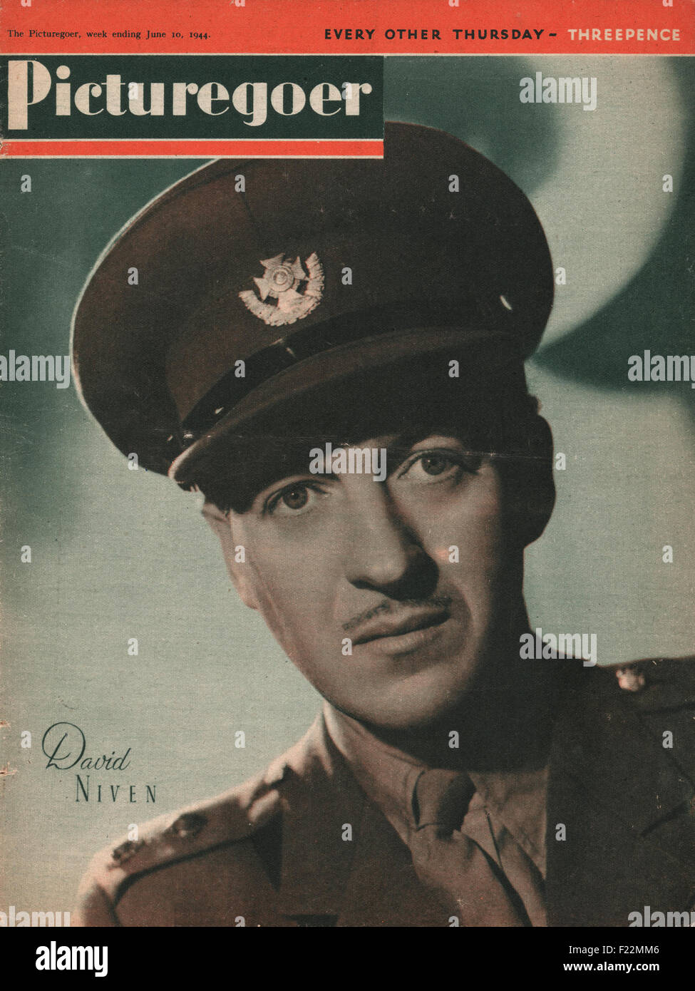 1944 Picturegoer Magazin David Niven Stockfoto