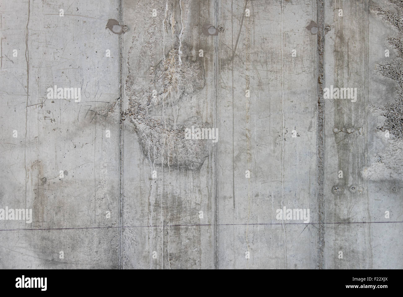 Rohe Betonwand Hintergrund. Graue Betonwand Textur, anpassbare, geeignet für Nutzung im Hintergrund. Stockfoto