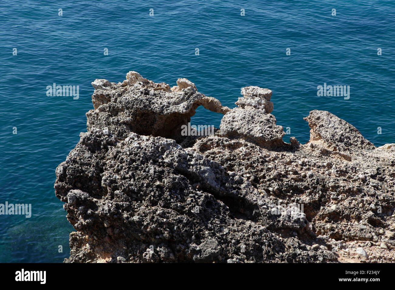 Weg zwischen L´Ametlla de Mar und L´Ampolla, Costa Dorada, Katalonien, Spanien. Stockfoto